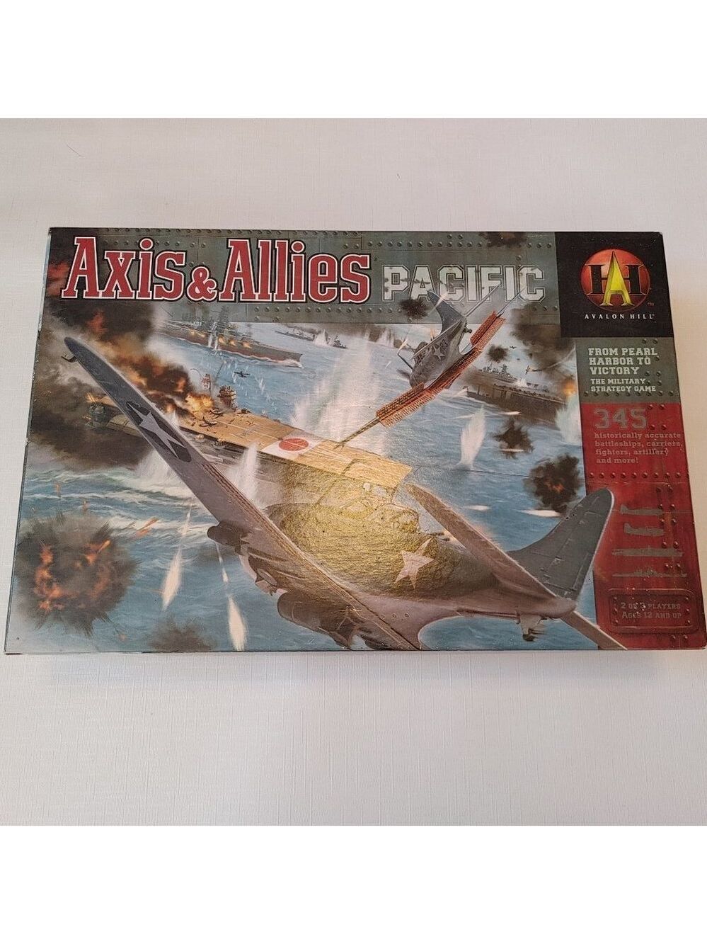 Avalon Hill Axis and Allies Pacific Game Hasbro Complete